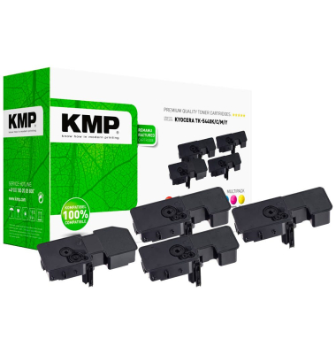  cyan, magenta, gelb Toner kompatibel zu KYOCERA TK-5440KCMY, 4er-Set