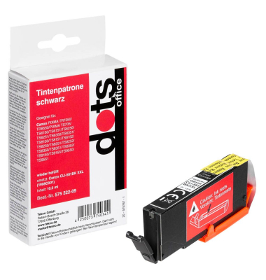  schwarz Druckerpatrone kompatibel zu Canon CLI-581 BK XXL