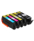  pigmentschwarz, schwarz, cyan, magenta, gelb Druckerpatronen kompatibel zu Canon PGI-570XL PGBK, CLI-571XL  BKCMY , 5er-Set