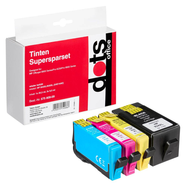 4250073740662 - schwarz cyan magenta gelb Druckerpatronen kompatibel zu HP 934XL935XL (X4E14AE) 4er-Set 4250073740662 4 Stück 4250073740662 - schwarz cyan magenta gelb Druckerpatronen kompatibel zu HP 934XL935XL (X4E14AE) 4er-Set 4250073740662 4 Stück