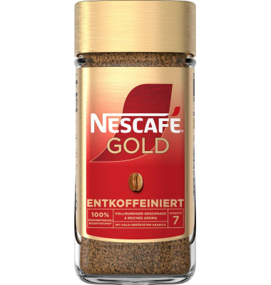 Gold Entkoffeiniert Instantkaffee, kräftig, 200,0 g Gold Entkoffeiniert Instantkaffee, kräftig, 200,0 g