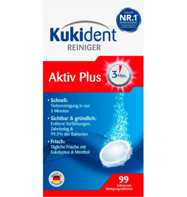 Aktiv Plus Gebissreiniger-Tabs 99 Stück