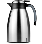 Isolierkanne Snap Edelstahlschwarz 1,5 l
