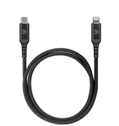 Ladekabel schwarz, Kabellänge: 1,0 m, 240 Watt
