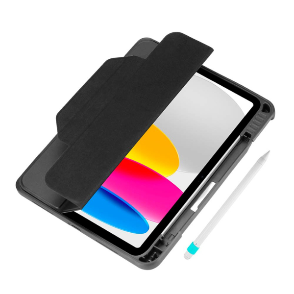 4260734840570 - Rugged MAX Case Tablet-Hülle für Apple iPad 10 Gen (2022) iPad 10 Gen (2024) schwarz 4260734840570 DEQSTER 4260734840570 - Rugged MAX Case Tablet-Hülle für Apple iPad 10 Gen (2022) iPad 10 Gen (2024) schwarz 4260734840570 DEQSTER