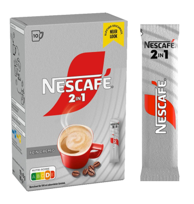 2in1 Instantkaffee, mild, 10 x 8,0 g