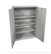 Stahlschrank SCF SCF1491GGE, abschlie&szlig;bar, 4 OH, grau, 91,5x140x37cm (BxHxT)