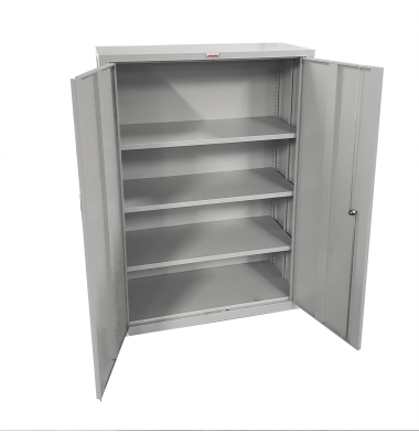 Stahlschrank SCF SCF1491GGE, abschlie&szlig;bar, 4 OH, grau, 91,5x140x37cm (BxHxT)