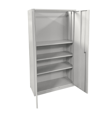 Stahlschrank SCF SCF1891GGK, abschlie&szlig;bar, 5 OH, grau, 91,5x183x37cm (BxHxT)