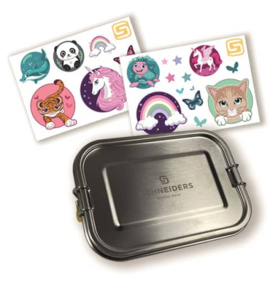 Brotbox Edelstahl Silver Girls Brotbox Edelstahl Silver Girls