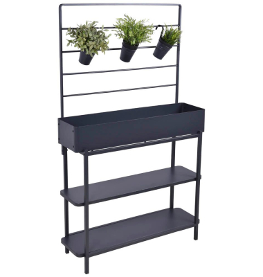Hochbeet GLORIA Metall anthrazit rechteckig 94,5 x 155,0 cm