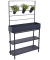 Hochbeet GLORIA Metall anthrazit rechteckig 94,5 x 155,0 cm