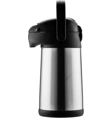 Isolierkanne Pipe Edelstahlschwarz 2,5 l