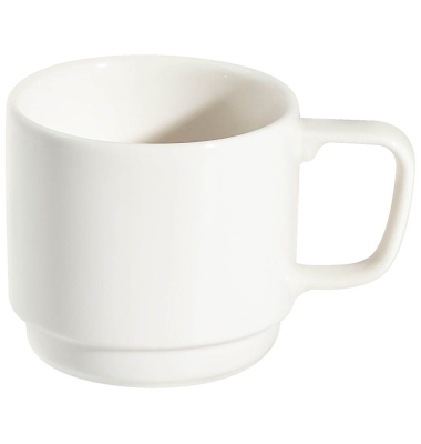12 ID Fine Kaffeebecher Stolt weiß 250,0 ml