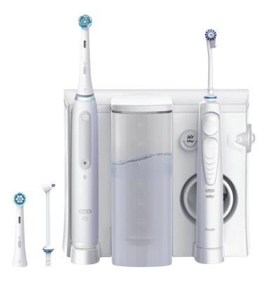 Center OxyJet Reinigungssystem +Oral-B iO4 Munddusche