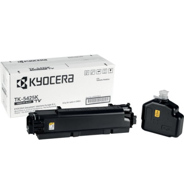Toner-Kit TK-5425K, für Kyocera Drucker, ca. 20.000 Seiten, schwarz