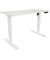 Schreibtisch E-StarterTech, höhenverstellbar, 725-1145cm (H), 120x60cm (BxT), rechteckig, weiß / weiß