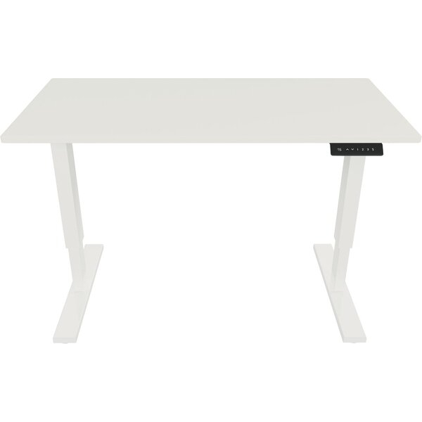 0796376506160 - Schreibtisch E-StarterTech elektrisch höhenverstellbar 725-1145cm (H) 140x60cm (BxT) rechteckig weiß   weiß 0796376506160 B