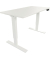 Schreibtisch E-StarterTech, elektrisch höhenverstellbar, 725-1145cm (H), 140x60cm (BxT), rechteckig, weiß / weiß