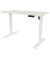 Schreibtisch E-StarterTech, elektrisch höhenverstellbar, 725-1145cm (H), 160x60cm (BxT), rechteckig, weiß / weiß