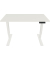 Schreibtisch E-StarterTech, elektrisch höhenverstellbar, 725-1145cm (H), 140x80cm (BxT), rechteckig, weiß / weiß