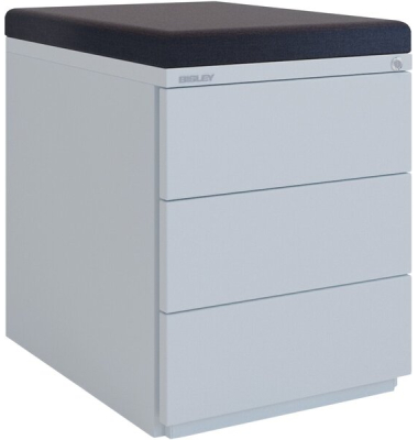 Sitzkissen magnetisch für Rollcontainer Note, H 50 x B 420 x T 565, schwarz