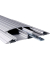 Kabelschutz Addit 432, gerade, rutschfest, 145 x 1.800 x 20 mm, Aluminium, silber