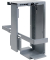 Computerhalterung Viewmate Schreibtisch 302, diebstahlgeschützt, bis 20 kg, silber