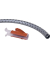 Kabelschlucker Addit 732, mit Einzugshilfe, ø 15 mm x 3 m, silber