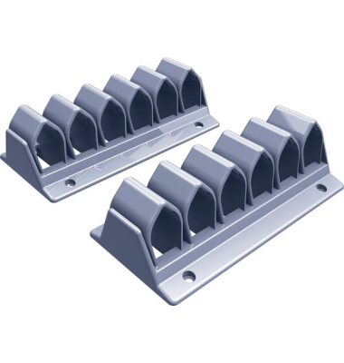Kabelwelle Addit 302, für 10 Kabel, 2 Stück, silber