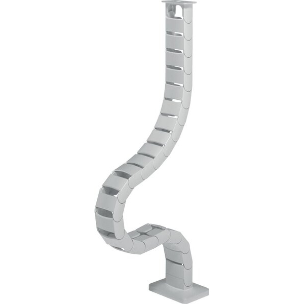 0805410344702 - Kabelführung Addit 470 für höhenverstellbare Tische bis 1300 mm 100% recyceltes PP weiß 0805410344702 Dataflex