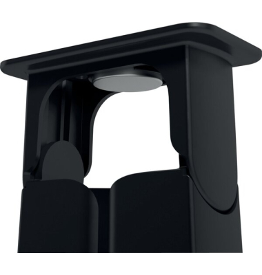 Magnetbefestigung 483 für Addit Kabelführung, 100% recyceltes PP, 1 Clip und 2 Magnete, schwarz