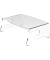 Monitorerhöhung Addit 660, bis 15 kg, 420 x 300 x 244 mm, Acryl, transparent