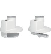 Monitorarm HD-82 für 1 Monitor, Vesa - Schnellverschluss, für Tischplatten von 14 bis 40 mm, Traglast max. 15 kg, weiß