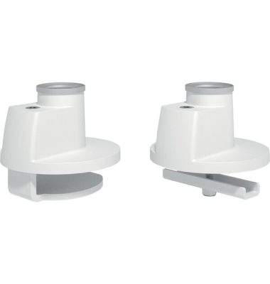 Monitorarm HD-82 für 1 Monitor, Vesa - Schnellverschluss, für Tischplatten von 14 bis 40 mm, Traglast max. 15 kg, weiß