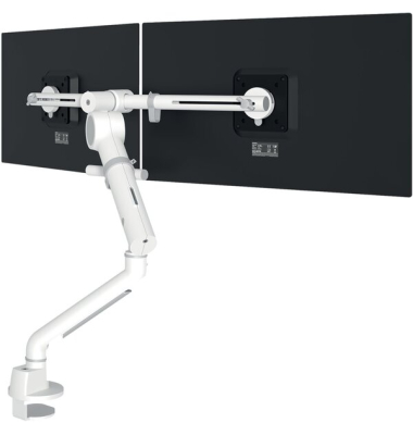 Monitorarm HD-84 für 2 Monitore, Vesa - Schnellverschluss, für Tischplatten von 14 bis 40 mm, Traglast max. 5,5 kg pro Monitor, 