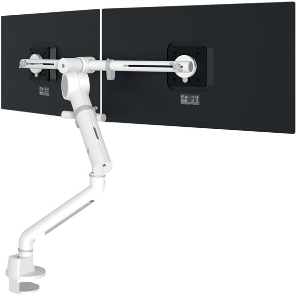 0805410488406 - Monitorarm HD-84 für 2 Monitore Vesa - Schnellverschluss für Tischplatten von 14 bis 40 mm Traglast max 55 kg pro Monitor 