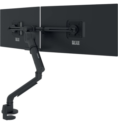 Monitorarm HD-84 für 2 Monitore, Vesa - Schnellverschluss, für Tischplatten von 14 bis 40 mm, Traglast max. 5,5 kg pro Monitor, 