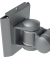 Monitorarm Viewmate Wand 032, verstellbar, bis 15 kg pro Monitor, Stahl, silber