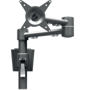 Monitorarm Viewmate Wand 052, verstellbar, bis 15 kg pro Monitor, Stahl, silber