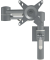 Monitorarm Viewmate Schienensystem 152, verstellbar, bis 15 kg pro Monitor, Stahl, silber