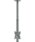 Monitorarm Viewmate Decke 572, ohne Tiefeneinstellung, bis 15 kg pro Monitor, Stahl, silber
