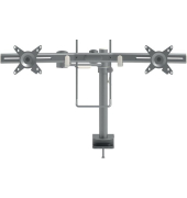 Monitorarm Viewmate Schreibtisch 602, verstellbar, bis 7,5 kg pro Monitor, Stahl, silber