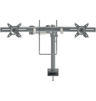 Monitorarm Viewmate Schreibtisch 602, verstellbar, bis 7,5 kg pro Monitor, Stahl, silber