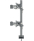 Monitorarm Viewmate Schreibtisch 682, verstellbar, bis 15 kg pro Monitor, Stahl, silber