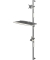 Workstation Viewmate Wand 732, Wandbefestigung, silber