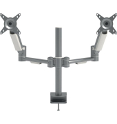 Monitorarm Viewmate plus Schreibtisch 862, bis 8 kg pro Monitor, Stahl, silber