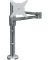 Monitorarm Viewlite Schreibtisch 122, höhenverstellbar, bis 8 kg pro Monitor, Aluminium, silber