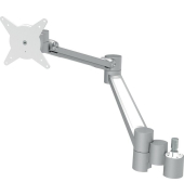 Dual-Monitorarm Viewmate Option 602, Set aus Monitorarm Viewlite plus und Adapter, silber