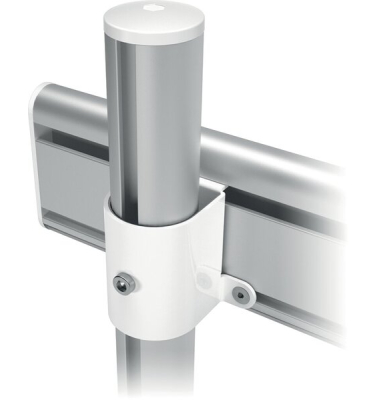 Schienensystem Viewlite Schreibtisch 702, bis 3 Geräte bis 8 kg, silber
